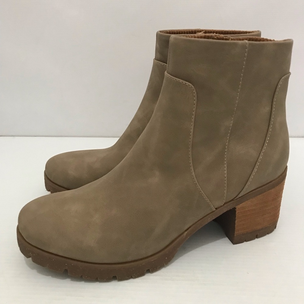 New KORKS Womens Esmerelda Zipper Casual Ankle Boots Size 10M